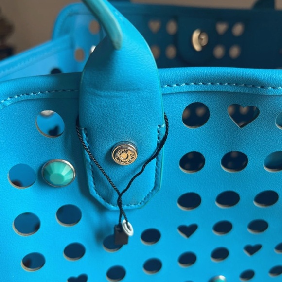 Love Moschino Vibrant Blue Heart Tote - Picture 13 of 14